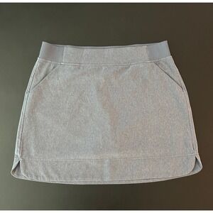 32 Degrees Cool Active Skort Medium Blue Gray Heathered Golf Tennis Skirt 1393